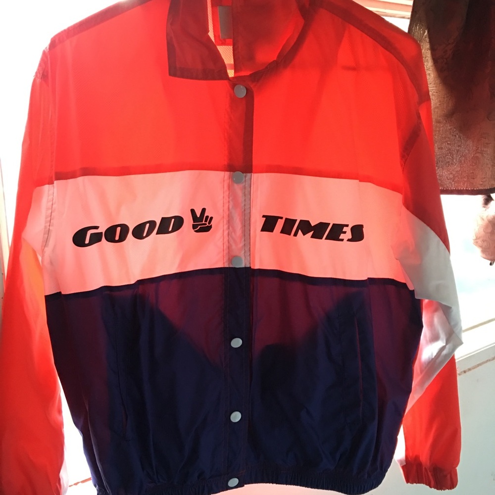 “Good Times” windbreaker